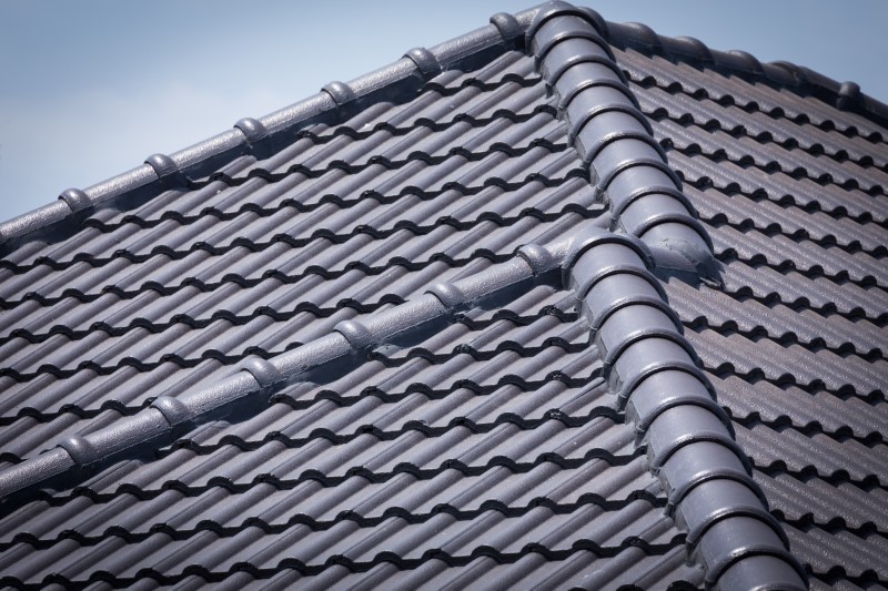 Roof,Tile,On,Residential,Building,Construction,House