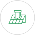 Roof installation icon