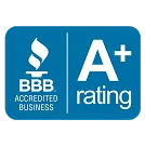 BBB Accredited Business A+ rating