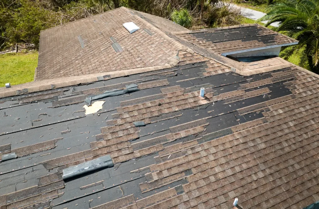 storm damage roof repair