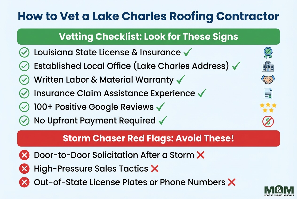 Roofing Contractor in Lake Charles