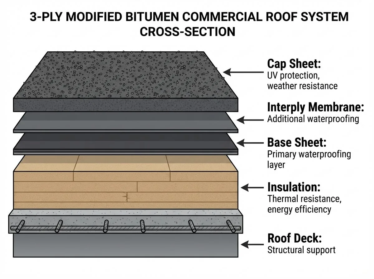 Modified Bitumen Roofing
